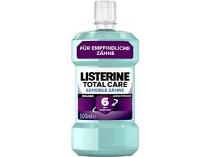 LISTERINE® TOTAL CARE SENSIBLE ZÄHNE Flaschen 6 x 500 ml