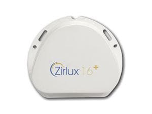 ZIRLUX 16+ Ronde Amann Girrbach - 89 x 71 mm Weiß, Stärke 12 mm