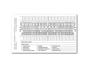 Parodontalstatus Block 50 Aufkleber