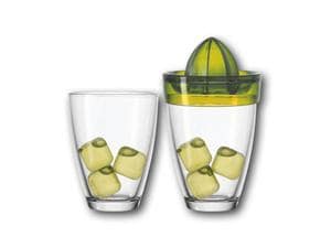 Becher-Set mit Zitronenpresse Set
