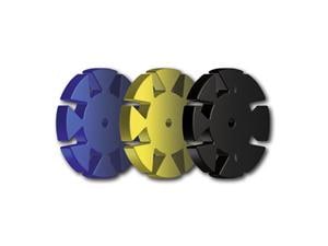 FKG Safety Memo Discs perforiert, Stop-Dispenser Transparent, 0,5 mm, Dispenser 100 Stück