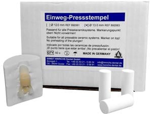Einweg Pressstempel Ø 12 mm, Packung 50 Stück
