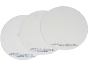Erkodur-0M1 zahnfarben, mit Isolierfolie, Ø 120 mm (rund) Stärke 2 mm, Packung 20 Stück