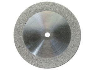 Diamantscheibe, Form 915D Unmontiert, Ø 19 mm, Stärke 0,2 mm, mittel (blau)