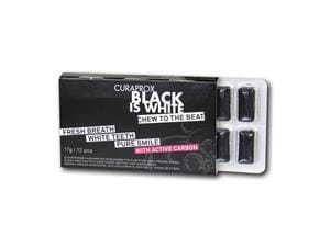CURAPROX Black is White - aufhellender Kaugummi Blister 1 x 12 Stück