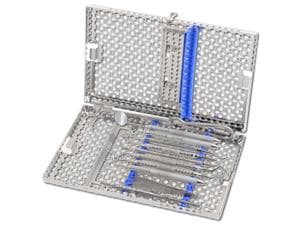 IMS® Container Kassette für 12 Instrumente, Variante S Blau (IMECC128S)