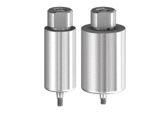 Vorgefräste Titan- und Kobalt-Chrom Abutments - kompatibel mit Dentsply Ankylos® Titan, Prothetikplattform Ø 10 mm