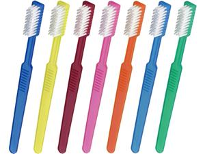 Top Brush Einmalzahnbürsten Color Mix, Packung 100 Stück