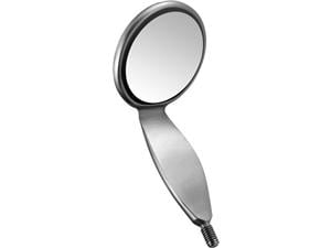 Mundspiegel OneSide, plan, Rhodium Nr. 4 (471/4), Packung 6 Stück