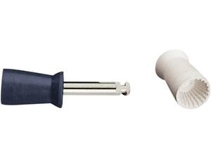 Young™ Prophylaxekelche Ribbed Cup Weich - grau, Screw Type, Packung 144 Stück