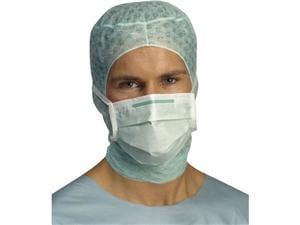 BARRIER® OP-Maske Standard, mit kurzem Nasenbügel Grün, Packung 70 Stück