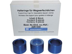 Halteringe für Wegwerfschälchen Packung 6 Stück