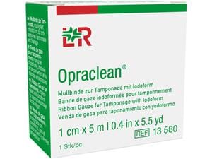 Opraclean® Mullbinde zur Tamponade mit Jodoform Breite 1 cm, Packung 5 m