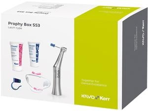 Prophy Box mit SMARTmatic S53 Prophylaxeset mit Winkelstück