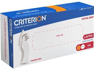 HS-Latex Handschuhe Extra Grip puderfrei Criterion® Größe L, Packung 100 Stück