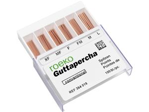roeko Guttapercha-Spitzen conventional Größe XF, Packung 100 Stück