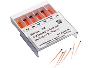 HyFlex™ CM Guttapercha-Spitzen Konizität 04, ISO 020, Packung 60 Stück