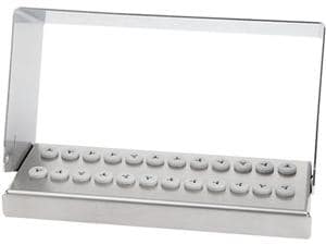 Edelstahl-Bohrerständer BS570 Für 24 Handstück-Instrumente