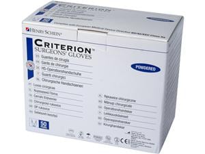 HS-Latex OP-Handschuhe steril gepudert, Criterion™ Surgeon Gloves Größe 5.5, Packung 50 Paar