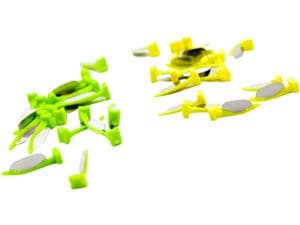 FenderMate Primary Kinderzahnmatrize - Value Pack Kurz, neon-gelb, Packung 100 Stück