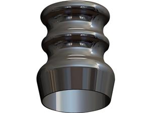 Titanmagnet Abformpfosten X-Linie Höhe 6,95 mm