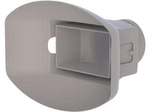 DE Absaughaube für TBH Saugsystem DF230 Inline Filter 75 mm