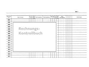 Einlageblatt Rechnungskontrollbuch - nummeriert (0001 - 5.000) Packung 70 Blatt