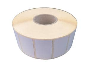 DOCma Haftetiketten 40 x 25 mm - weiß matt Rollen 3 x 2.000 Stück (6.000 Stück)