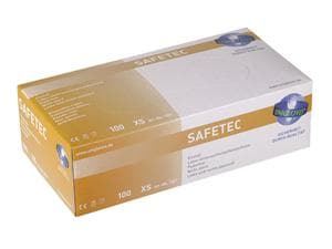 Unigloves® Safetec Latexhandschuhe puderfrei Größe S, Packung 100 Stück
