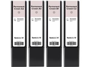 Kunstharz Permanent Crown Resin - Standardpackung A2, Kartusche 700 ml für Form 3B
