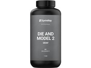 SprintRay Die and Model 2 Gray, Flasche 1 Liter