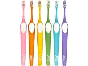 TePe Supreme™ Compact Soft Zahnbürste, Flow Pack Zweistufige Borsten