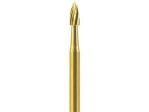 Hartmetall-Trimmer-Finierer Ultimate R-C, Flamme, Form H46 ISO 014, Schaft FG, Kopflänge 3,5 mm, Packung 5 Stück