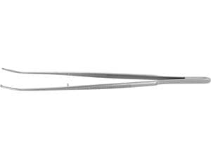 Gewebepinzette Semken chirurgisch, 1 x 2 Zähne, gebogen Figur AESSTSEMTC