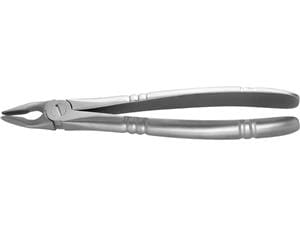 Tiefgreifende Extraktionszange für obere Schneidezähne, ergonomisch Figur AESEFUI