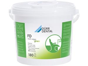 FD multi wipes green Format 20 x 30 cm, Nachfüllbeutel 4 x 180 Tücher
