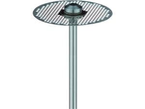 Diamantscheibe, Form 401DF Ø 22 mm, Stärke 0,15 mm, fein (rot), montiert