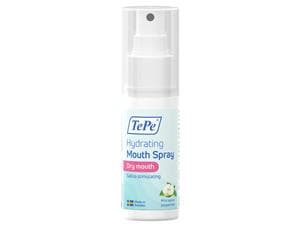 TePe® Feuchtigkeitsspendendes Mundspray Milder Apfel-Minzgeschmack, Flasche 7 x 50 ml