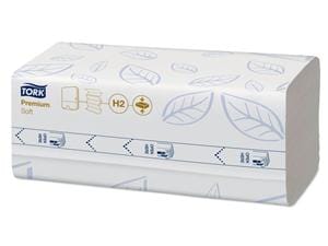 Tork Xpress® Komprimierte Weiche Multifold-Handtücher 2-lagig, Format 21,2 x 32 cm, Multifold, Karton 2.040 Stück