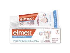elmex® INTENSIVREINIGUNG Zahnpasta Tuben 12 x 50 ml