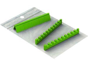Silikonstege für 10 Instrumente Easy Clip Gelb