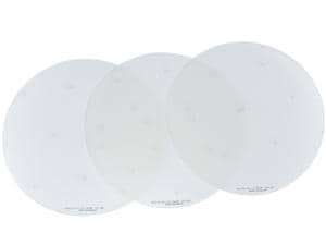 Erkoloc-pro transparent, mit Isolierfolie, Ø 240 mm (rund) Stärke 3 mm, Packung 20 Stück