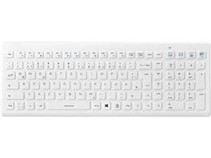 Hygiene Tastatur Wireless BF01 DE mit Nummernfeld Weiß