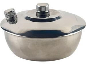Spirituslampe aus Edelstahl Fassungsvermögen 60 ml