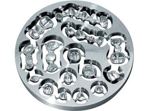 optimill acero Ø 98,5 mm, Stärke 13,5 mm mit Stufe