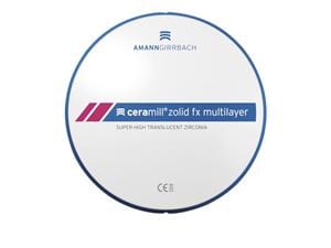 ceramill® zolid fx multilayer - Ø 98 mm 0/A1, Stärke 14 mm