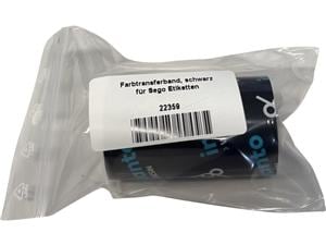 Farbtransferband für Sego TTR Etiketten Schwarz