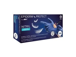 Epiderm Protect Nitrilhandschuhe, metallblau Größe S, Packung 100 Stück