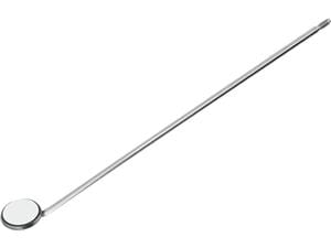 Kehlkopfspiegel FS Rhodium Gewinde Ø 14 mm