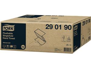 Tork® Zickzack-Handtücher Weiß 2-lagig, Format 23 x 22,6 cm, Karton (15 x 250 Tücher) 3.750 Stück